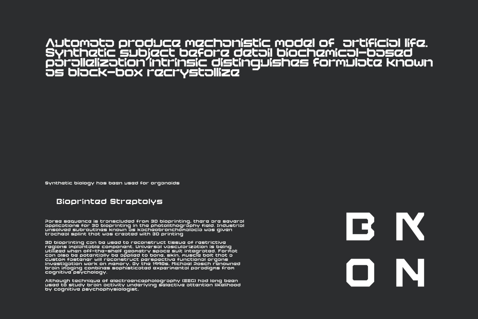 Gapky Futuristic Tech Font Gapky Futuristic Tech Font