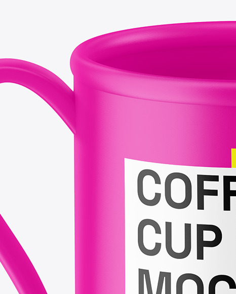 Matte Coffee Cup Mockup