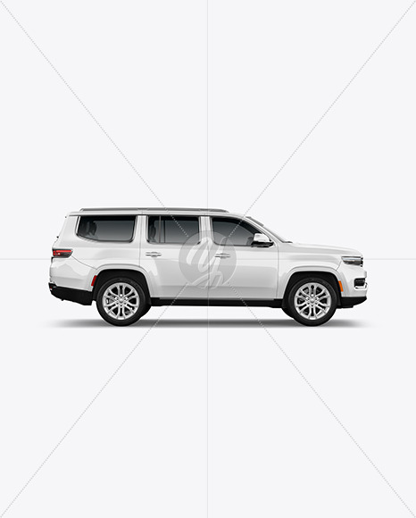 Luxury SUV Mockup - Side View