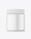 Matte Plastic Jar Mockup