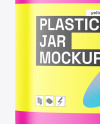 Matte Plastic Jar Mockup