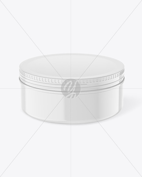 Matte Cosmetic Jar Mockup