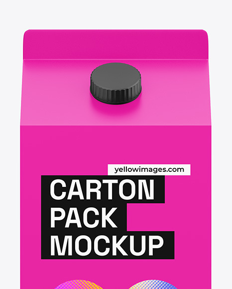 Matte Carton Pack Mockup