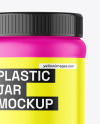 Matte Plastic Jar Mockup Matte Plastic Jar Mockup