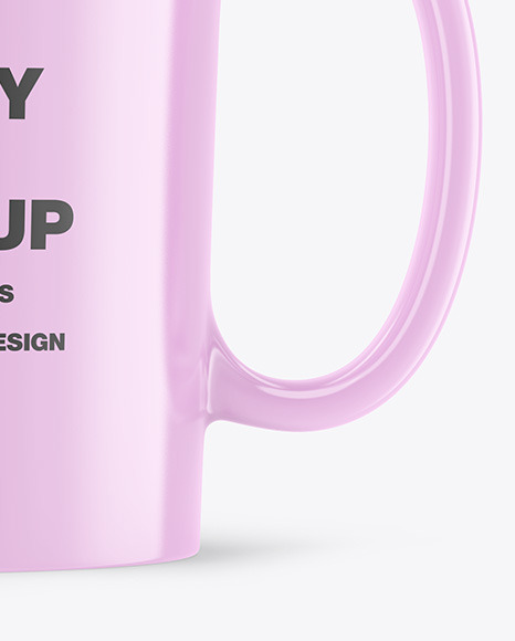 Glossy Mug Mockup