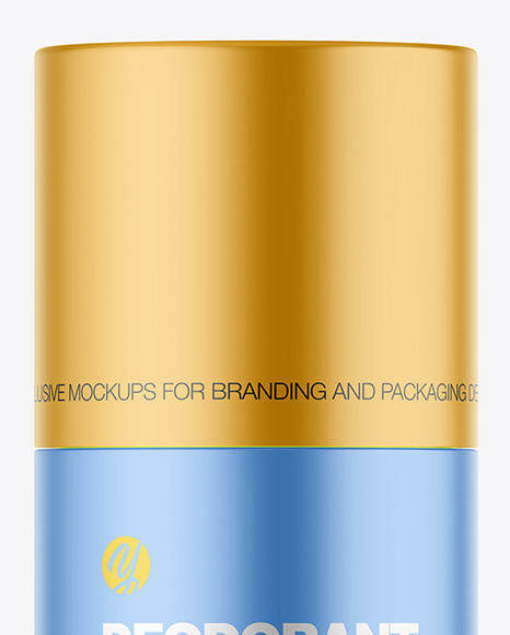 Matte Metallic Deodorant Mockup