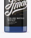 Glossy Ceramic Bottle Mockup Glossy Ceramic Bottle Mockup