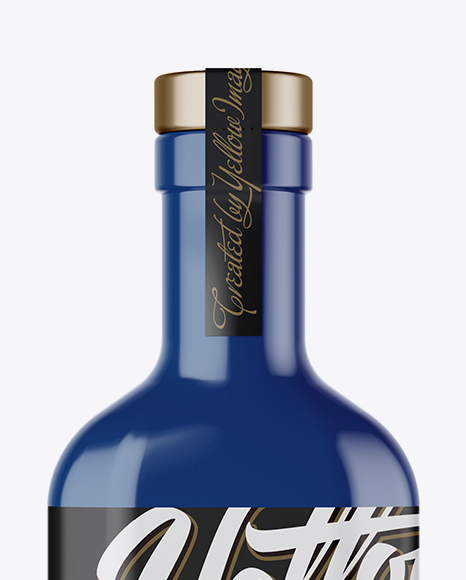 Glossy Ceramic Bottle Mockup Glossy Ceramic Bottle Mockup