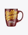 Textured Mug Mockup - Front View