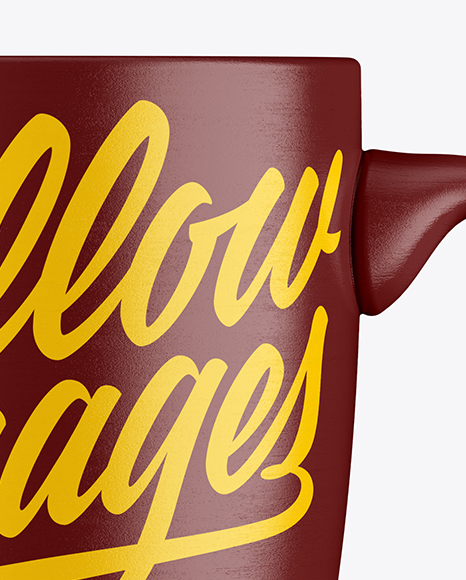 Textured Mug Mockup - Front View