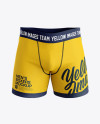 Boxer Briefs Mockup - Front View