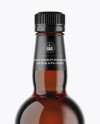 Amber Glass Rum Bottle Mockup Amber Glass Rum Bottle Mockup