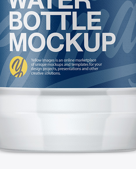 Plastic Water Bottle Mockup