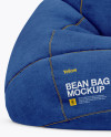 Canvas Bean Bag Mockup