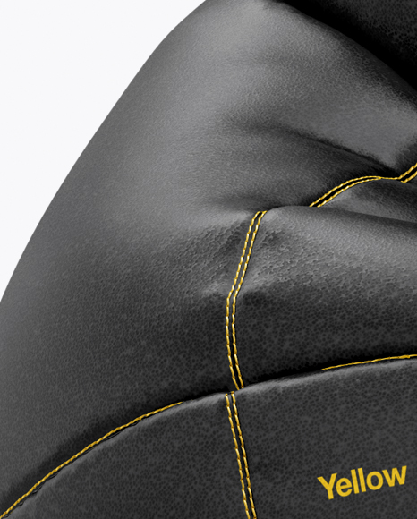 Leather Bean Bag Mockup