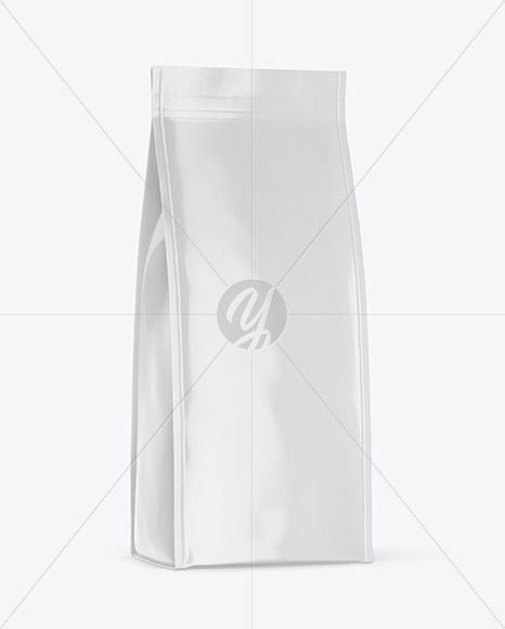 Glossy Coffee Bag Mockup