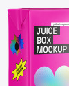 Juice Carton Box Mockup