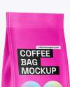 Matte Coffee Bag Mockup