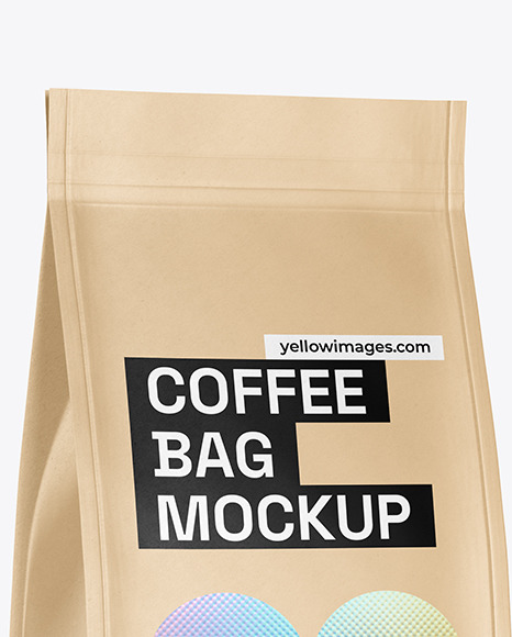 Kraft Coffee Bag Mockup