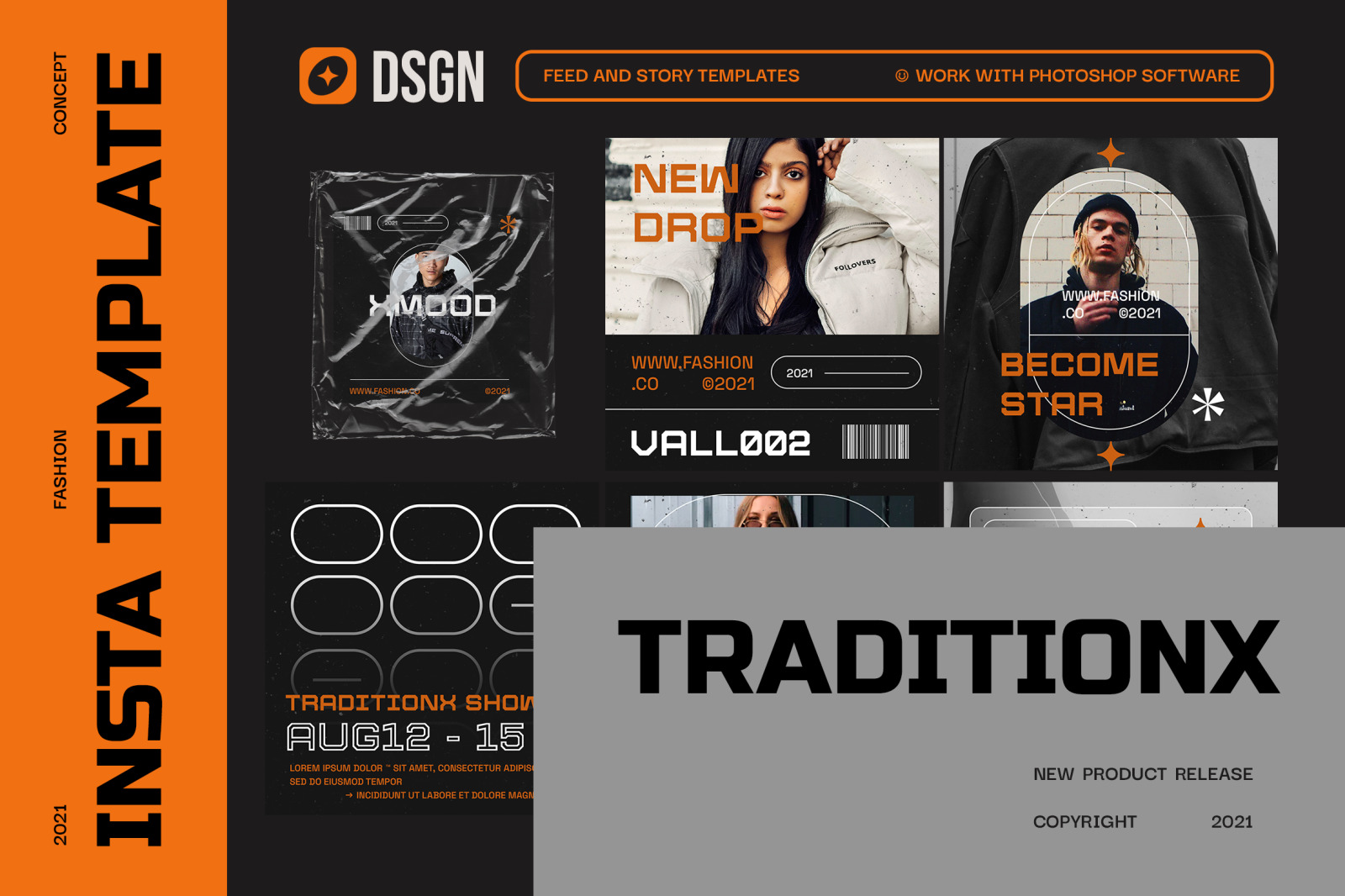 TraditionX Instagram Template