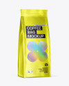 Metallic Coffee Bag Mockup