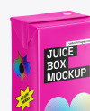 Juice Carton Box Mockup