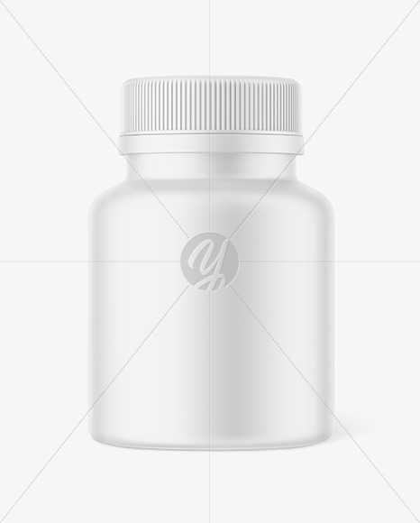 Matte Plastic Bottle Mockup