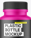 Matte Plastic Bottle Mockup