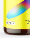 Amber Glass Bottle Mockup Amber Glass Bottle Mockup