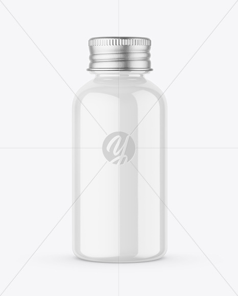 Glossy Bottle Mockup