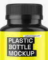 Glossy Plastic Bottle Mockup