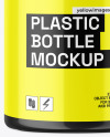 Glossy Plastic Bottle Mockup