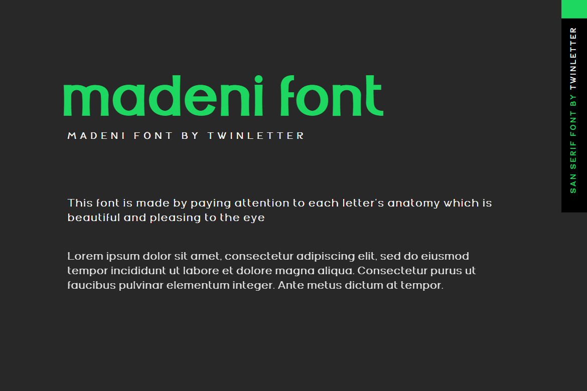 Madeni Font Madeni Font