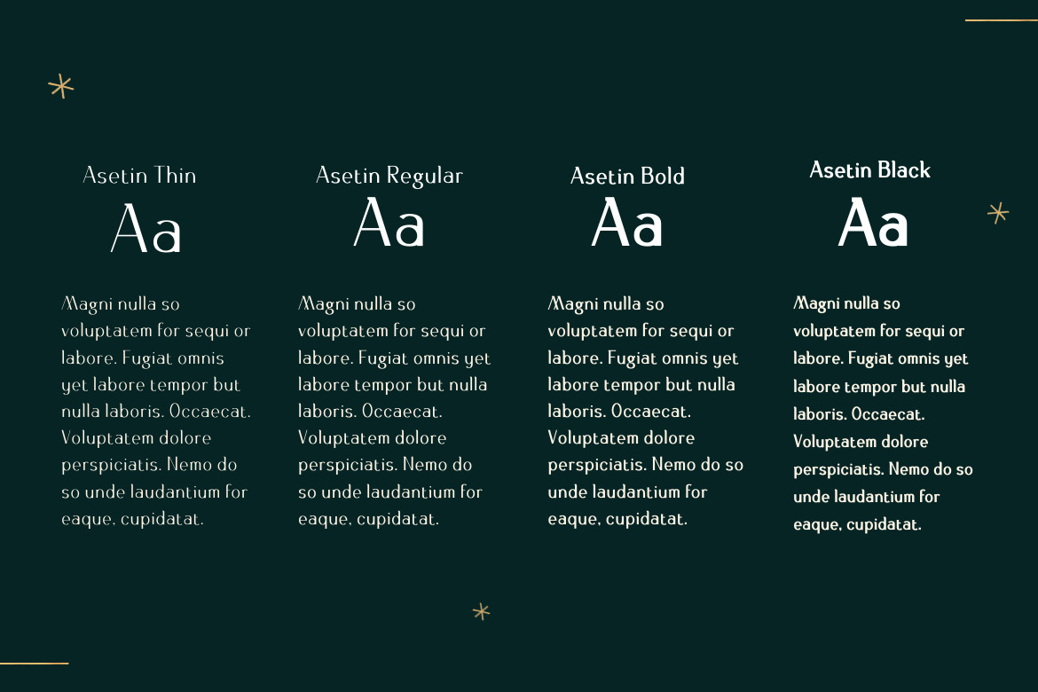 Asetin Font Asetin Font