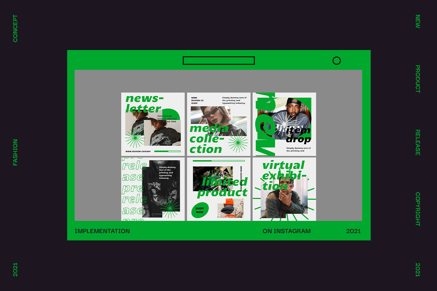 Stranges Instagram Template Stranges Instagram Template