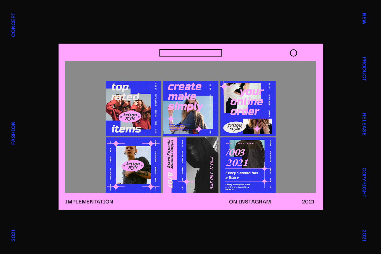 Triton Instagram Template Triton Instagram Template