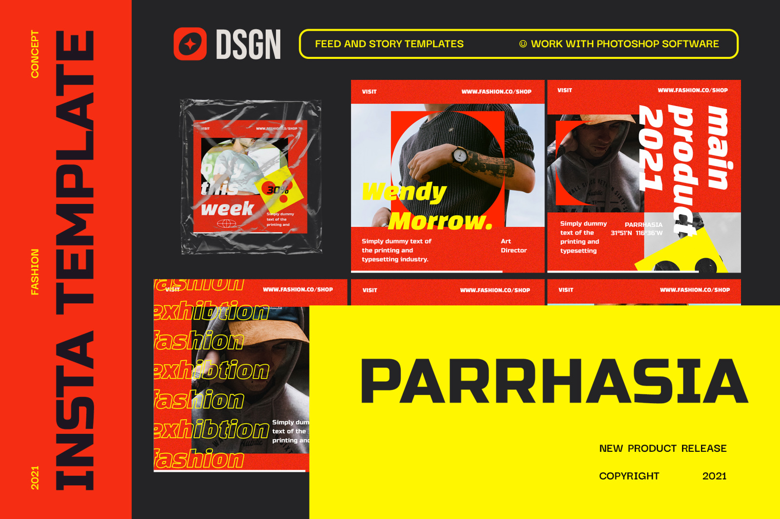 Parrhasia Instagram Template Parrhasia Instagram Template