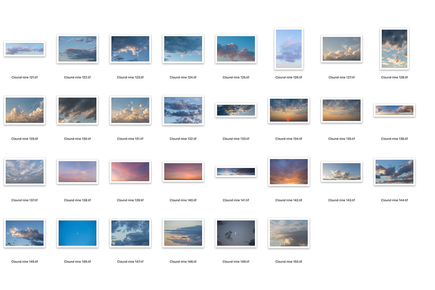 Cloud Nine - 150 Hires sky photos Cloud Nine - 150 Hires sky photos