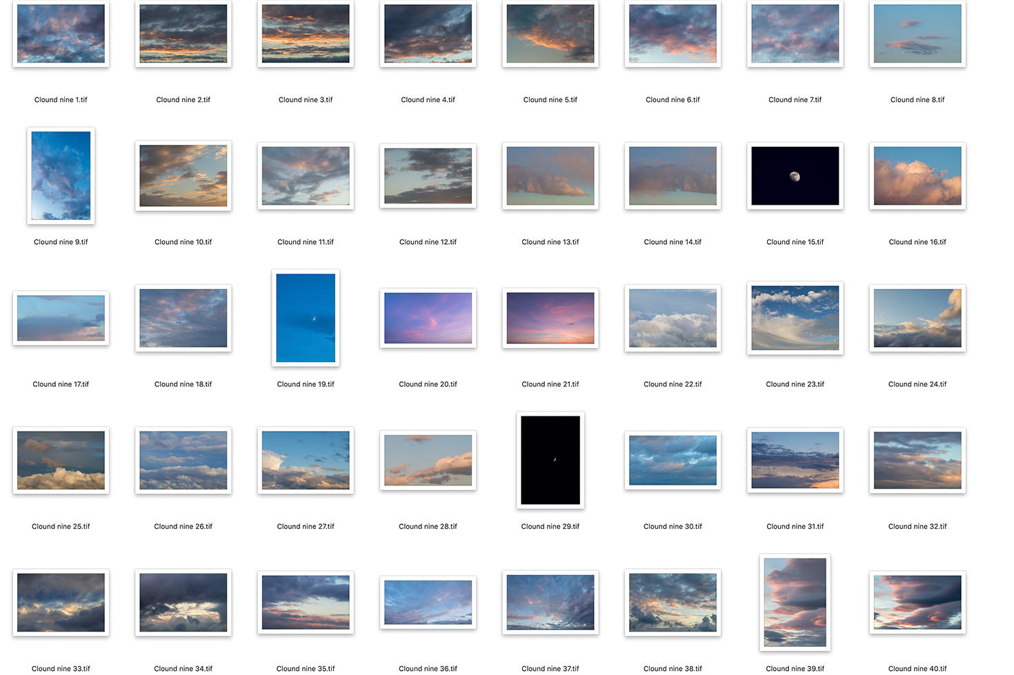 Cloud Nine - 150 Hires sky photos Cloud Nine - 150 Hires sky photos