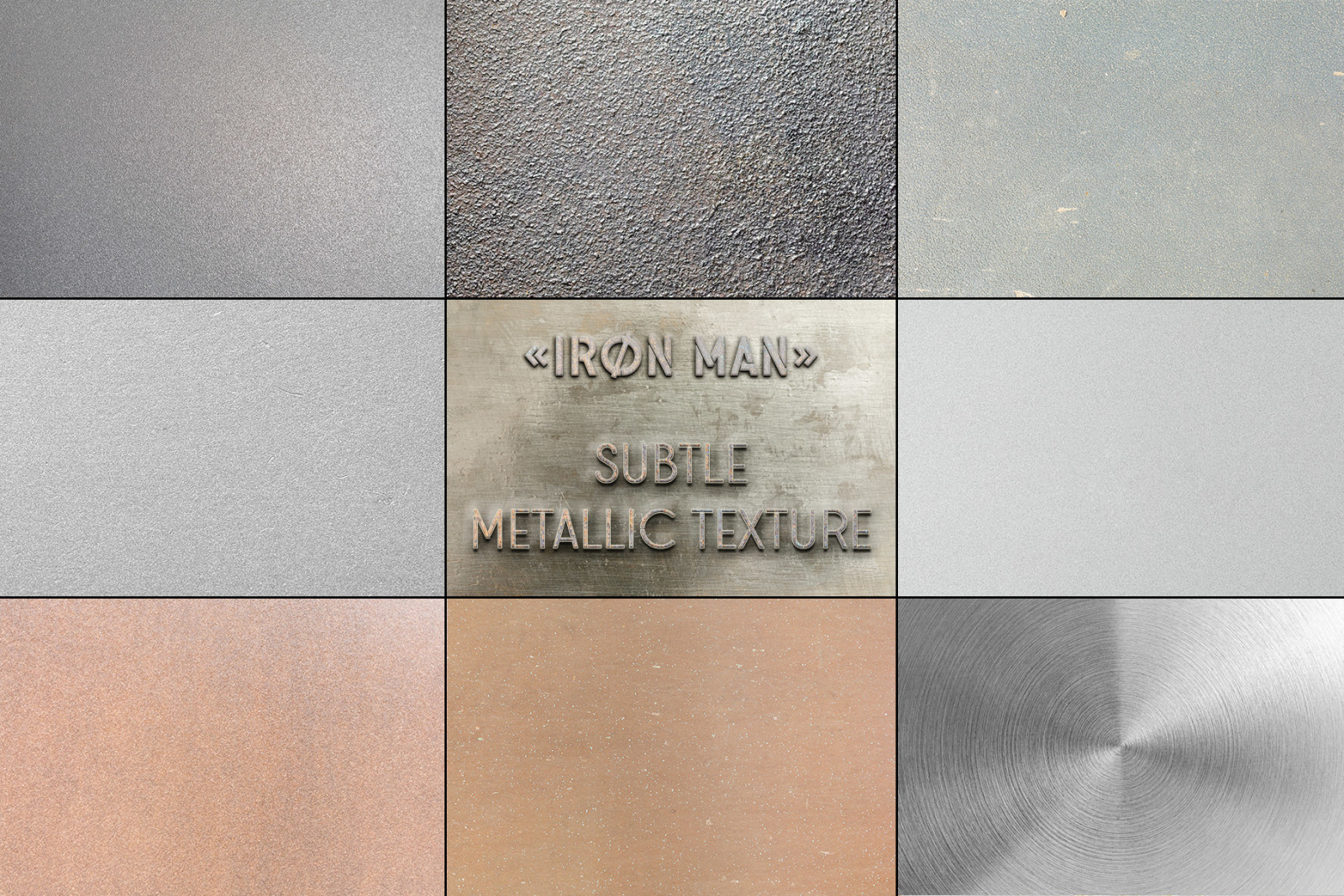 Iron Man - 100 metal textures