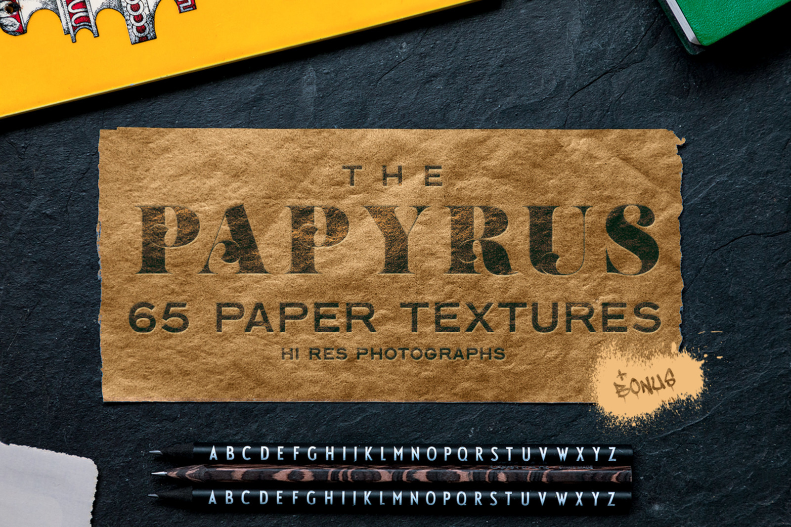 The Papyrus - 65 Paper Textures The Papyrus - 65 Paper Textures
