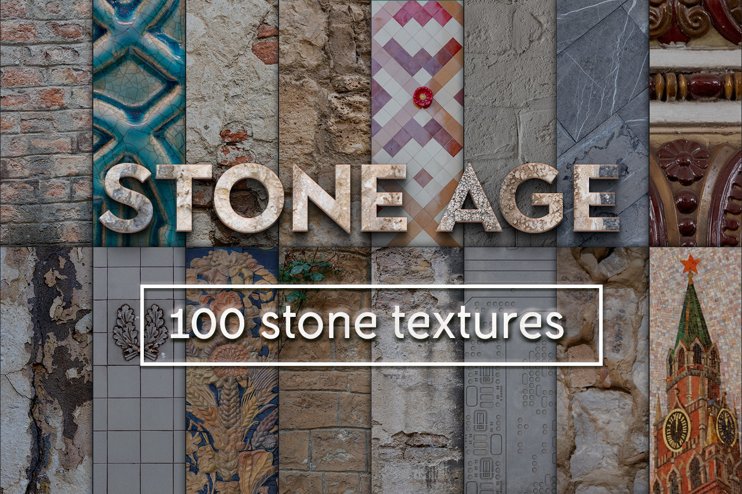 Stone Age I - 100 stones textures