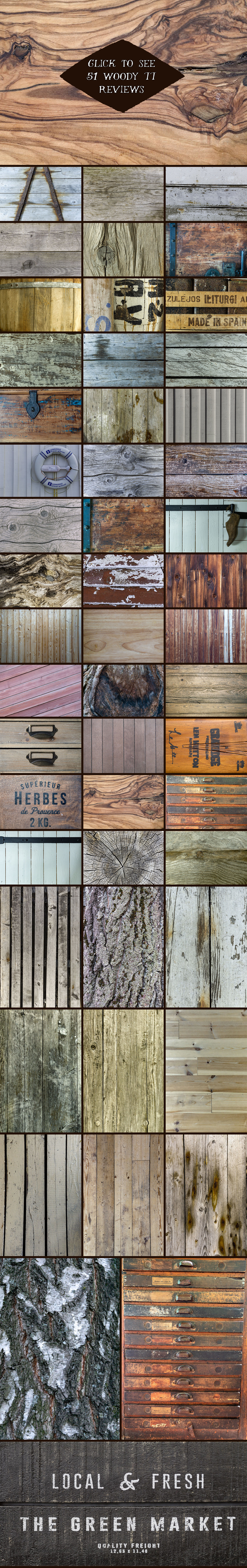 The Woody II - 101 wood textures The Woody II - 101 wood textures