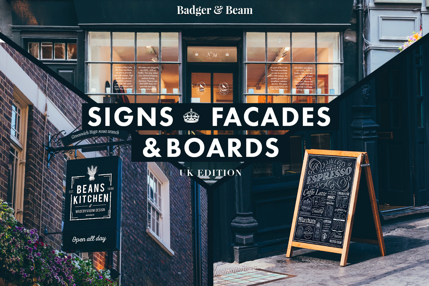 Signs &amp; Facades Mockups (UK edition)