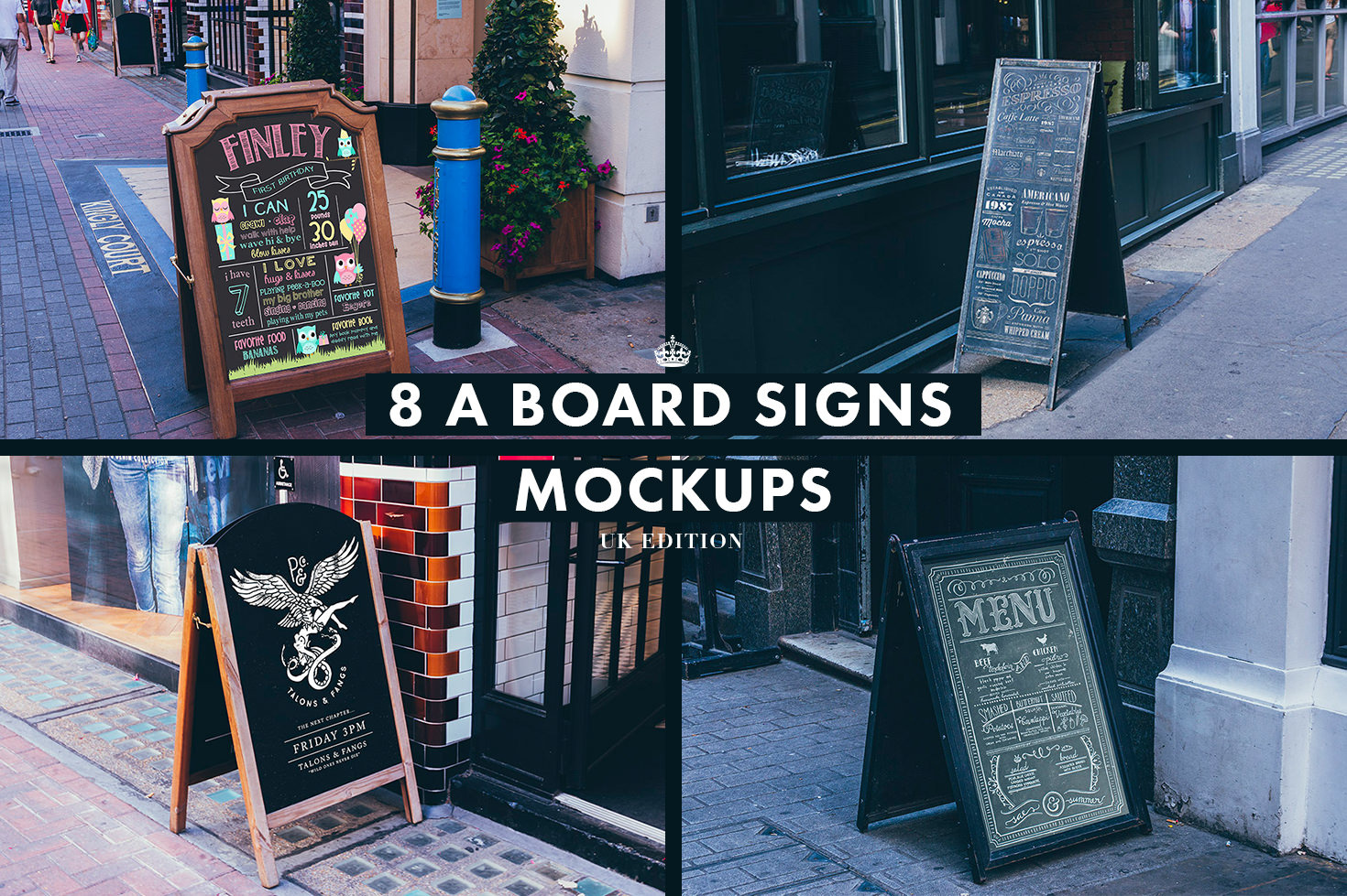 Signs &amp; Facades Mockups (UK edition)