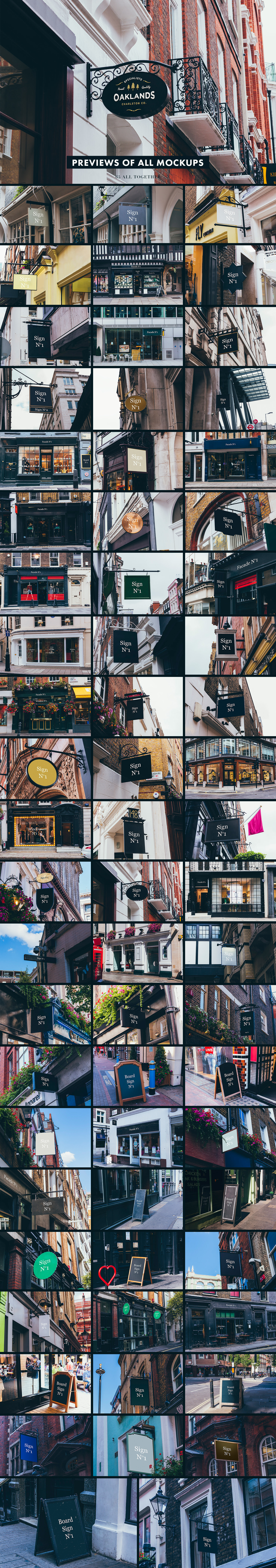 Signs & Facades Mockups (UK edition) Signs & Facades Mockups (UK edition)