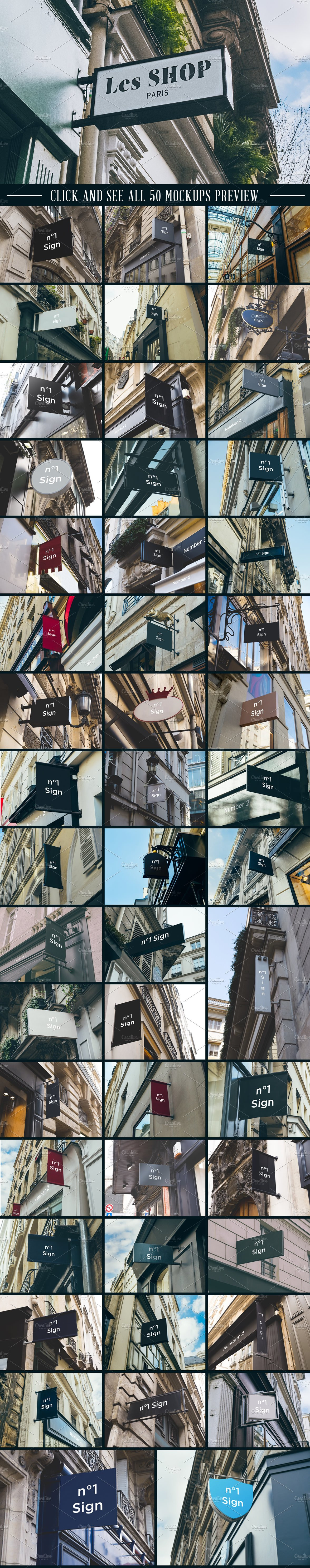 165 Signs &amp; Facades Collection