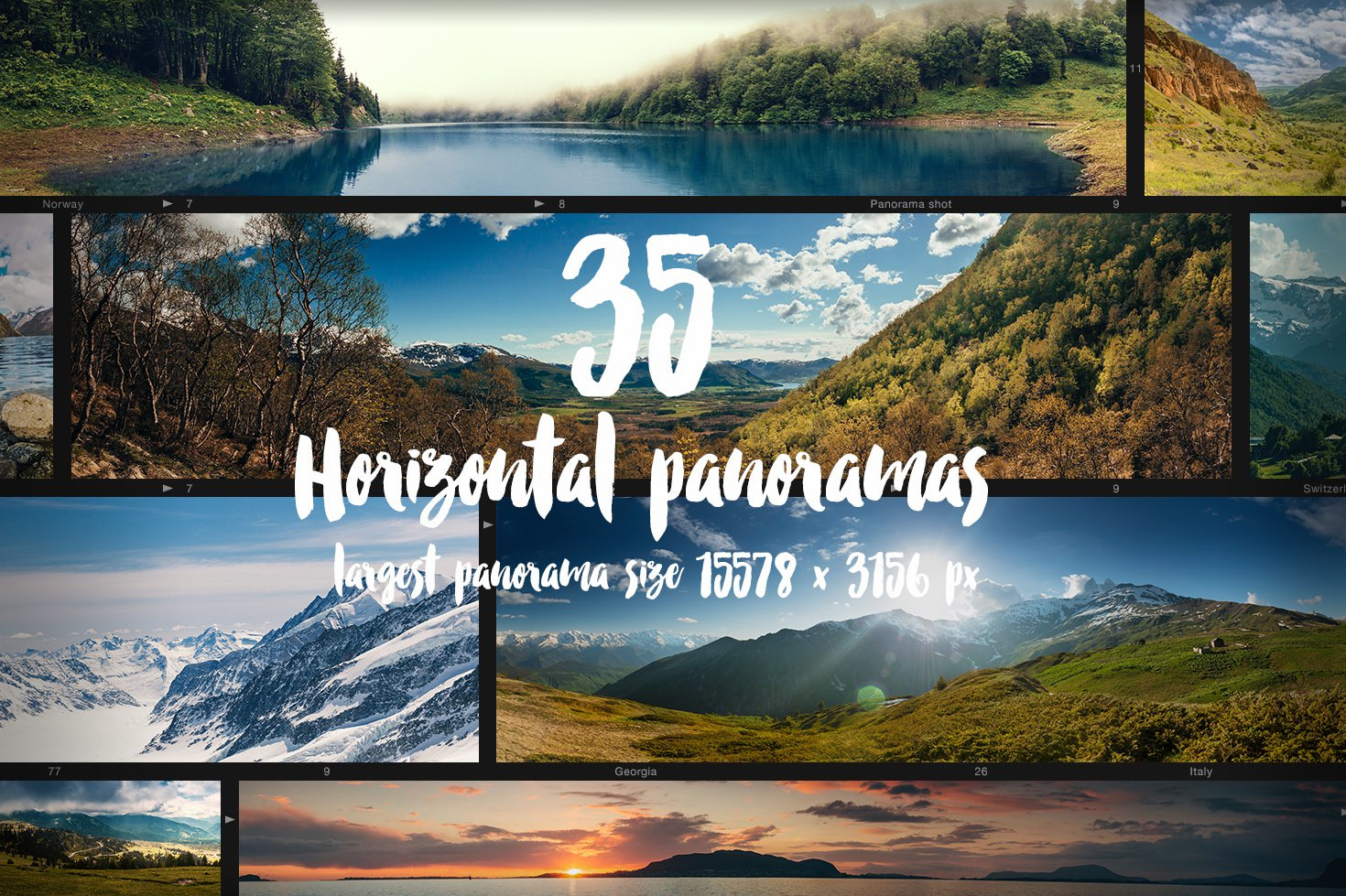 "Wide Visions" - landscape panoramas "Wide Visions" - landscape panoramas
