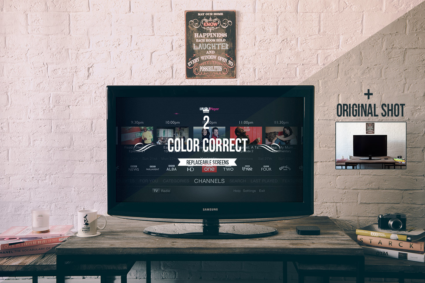 9 Hip TV mockups 9 Hip TV mockups