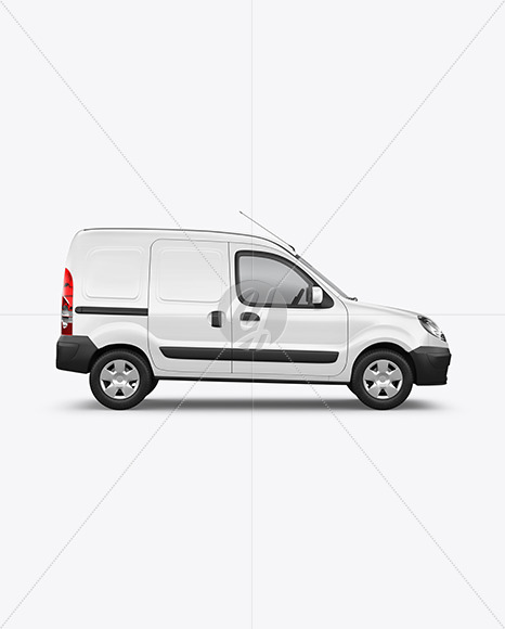 Panel Van Mockup - Side View